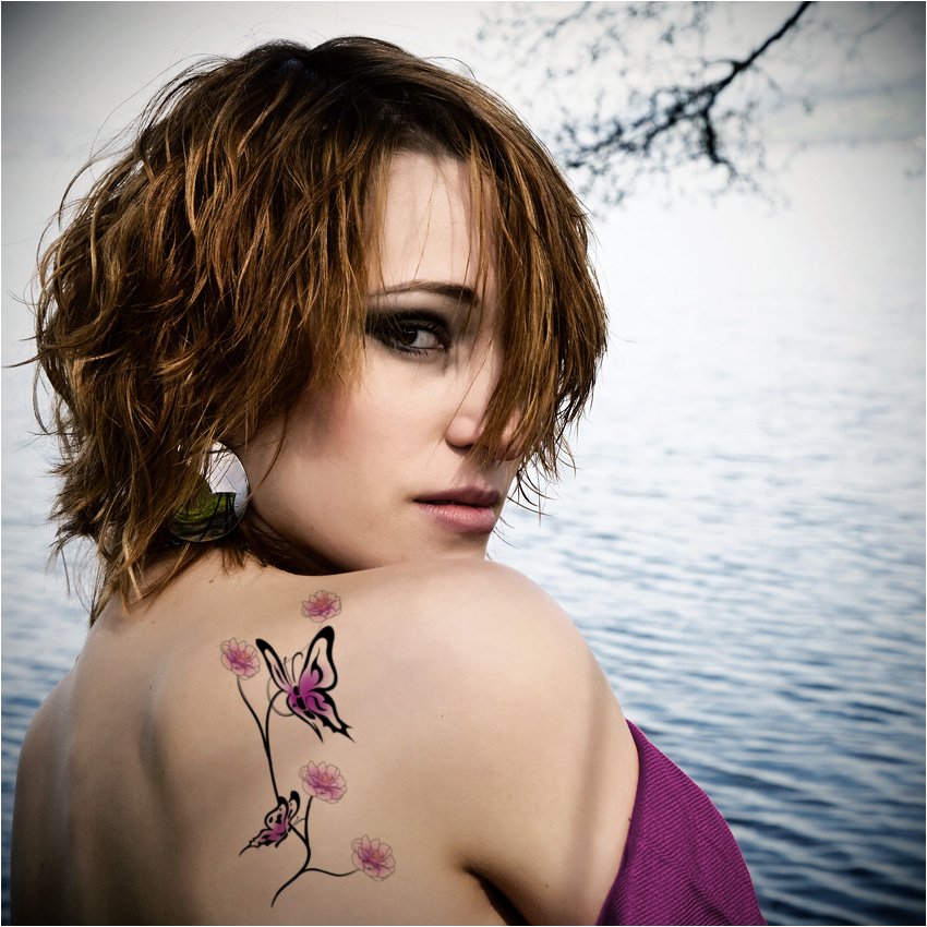 Another popular meaning of butterfly tattoo designs is freedom.
