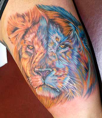 Some people also use lion tattoo designs to remind themselves or everybody 