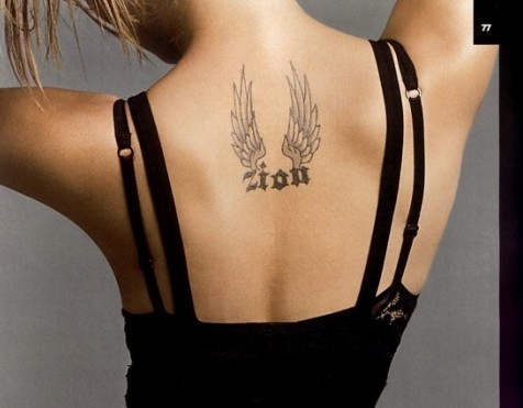 Upper back tattoo designs can