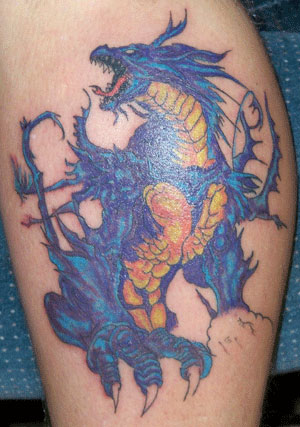 Eastern dragon tattoos are totally different both in looks and meaning